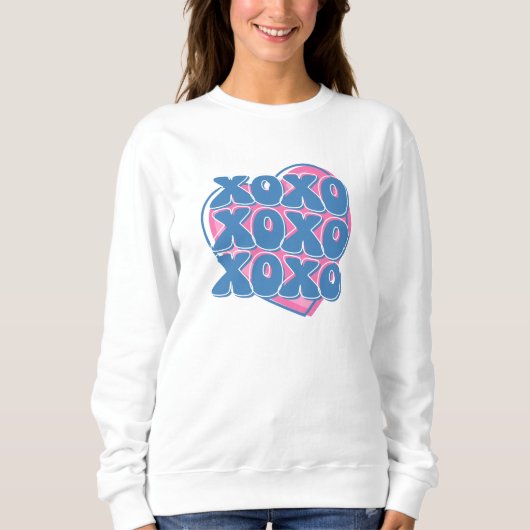 XOXO Liebe Burst Sweatshirt (Vorderseite)