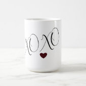 XOXO Liebe Herz Kaffeetasse (Mittel)