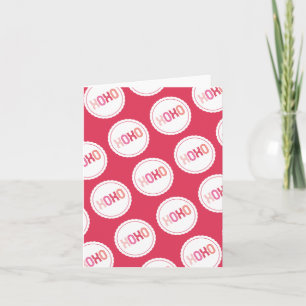 XOXO Liebe & Kisses Scallop Circles Valentinstag Feiertagskarte