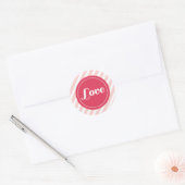 XOXO Liebe & Kisses Valentine Party 3 Zoll Sticker (Umschlag)