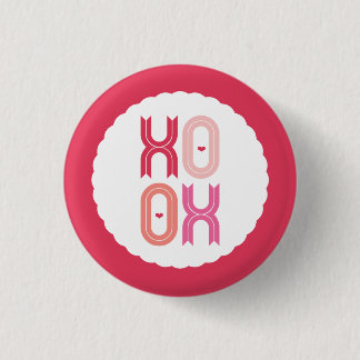 XOXO Liebe & Kisses Valentine Party Sweet Buttons