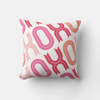 XOXO Liebe & Kisses Valentinstag individuelles Pol Kissen