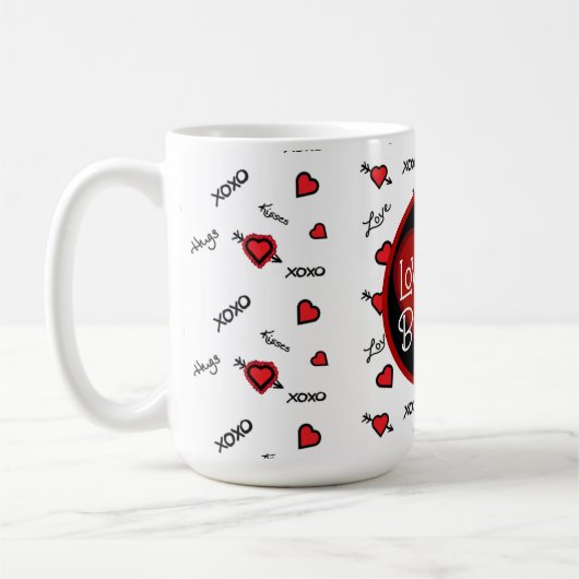 XOXO Liebe Sie Bunches Kaffeetasse (Links)