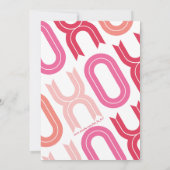 XOXO Liebe und Kisses Valentine's Day Party laden Einladung (Rückseite)