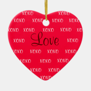 XOXO Liebe-Verzierung Keramikornament