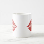 XOXO Lips Valentinstag Kaffeetasse (Mittel)