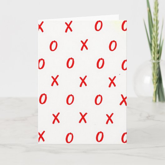 Xoxo Love Card Karte (Vorderseite)
