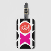 XOXO Luggage Tag Gepäckanhänger (Vorderseite Vertikal)