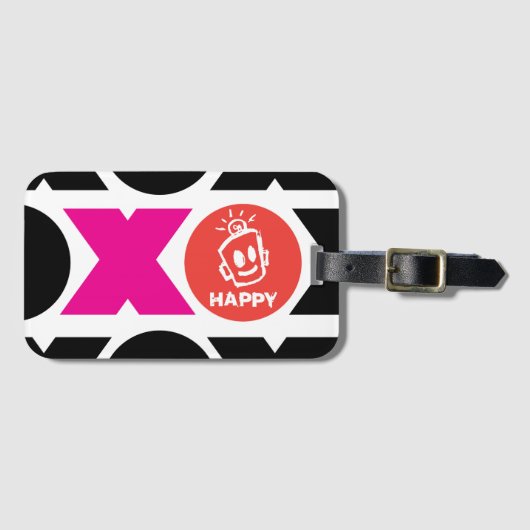 XOXO Luggage Tag Gepäckanhänger (Vorderseite (Horizontal))