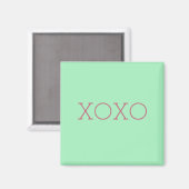 XOXO Magnet (Vorderseite/Rückseite)