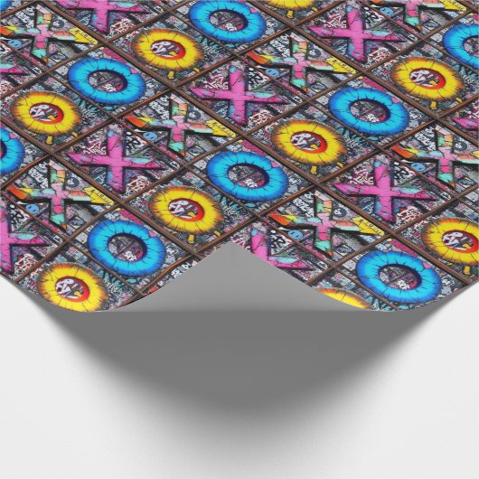 XOXO-Mauer Geschenkpapier (Ecke)
