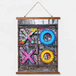 XOXO-Mauer Wandteppich Mit Holzrahmen