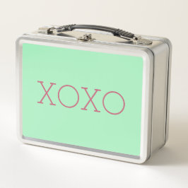 XOXO Metal Lunch Box