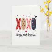 Xoxo Modern Love Karte (Gelbe Blume)