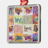 XOXO Mosaik Liebe Ornament Aus Metall (Links)