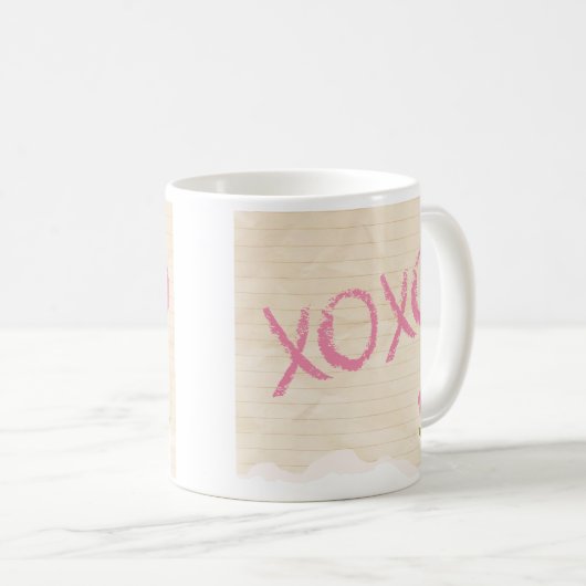 XOXO mug Kaffeetasse (VorderseiteRechts)