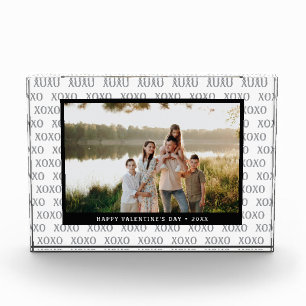 XOXO-Muster Individuelle Foto Valentinstag-Foto-Bl