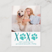 XOXO Niedlich Kids Klasse Foto Valentinstag Mitteilungskarte (Vorderseite)