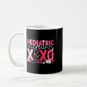 Xoxo Nurse Pediatric Crew Nurse Valentine Leopard Kaffeetasse (Links)