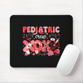 Xoxo Nurse Pediatric Crew Nurse Valentine Leopard  Mousepad (Mit Mouse)