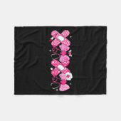 Xoxo Nurse Valentines Day Stethoscope Valentine Nu Fleecedecke (Vorderseite (Horizontal))