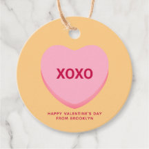 XOXO orange rosa Konversation Herz Valentine