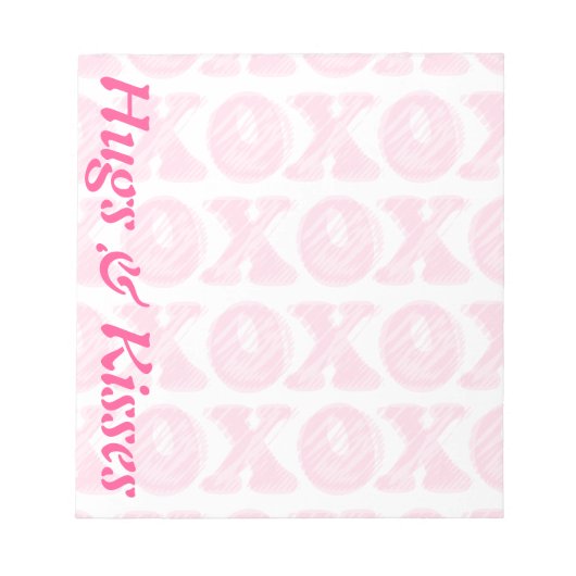 XOXO Personalisiert Notepad Notizblock (Vorderseite)