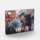 XOXO Personalisiertes Foto, benutzerdefinierter Fa Fotoblock (Links)