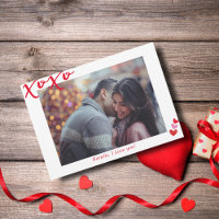 XOXO Personalisiertes Foto I Modernes I Valentinst