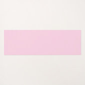 XOXO Pink Heart White XOXO Hugs Kisses Pink Yogamatte (Rückseite (Horizontal))