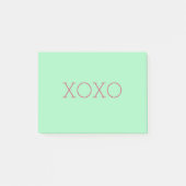 XOXO Post-it®-Hinweise Post-it Klebezettel (Vorderseite)