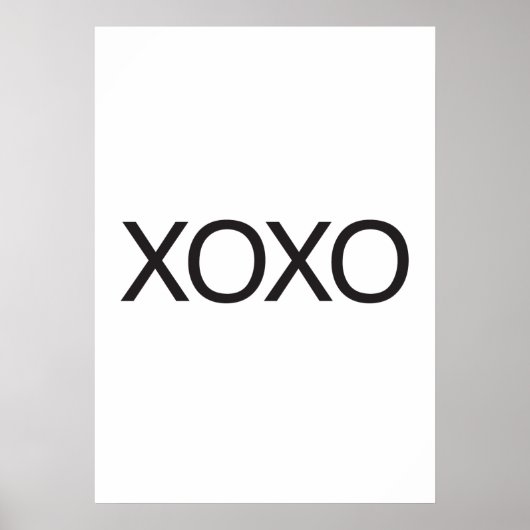 Xoxo Poster (Vorne)