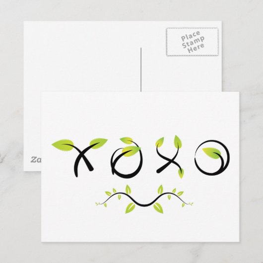 XOXO POSTKARTE (Vorne/Hinten)