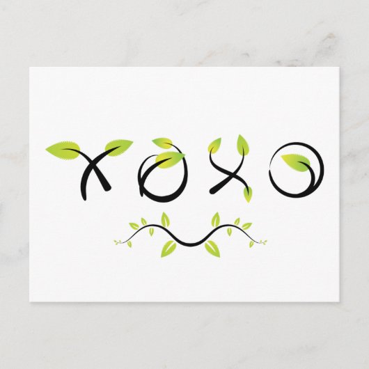 XOXO POSTKARTE (Vorderseite)