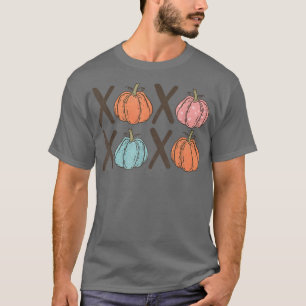 XOXO Pumpkin Vintager Stil Herbst Herbst Thanksgiv T-Shirt