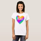 XOXO Rainbow Heart Women's T - Shirt (Vorne ganz)