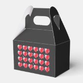 Xoxo romantischen roten Herzen Valentinstag Geschenkschachtel (Rückseite)