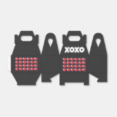 Xoxo romantischen roten Herzen Valentinstag Geschenkschachtel (Ungefaltet)
