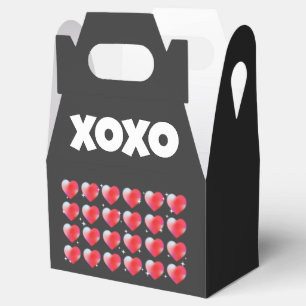 Xoxo romantischen roten Herzen Valentinstag Geschenkschachtel