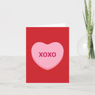 XOXO Rosa Gespräch Herz Valentinstag