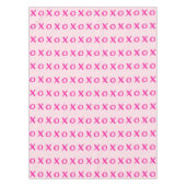 XOXO rosa Valentinstag Tischdecke (Vorderseite)