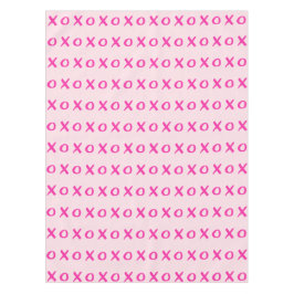 XOXO rosa Valentinstag Tischdecke