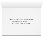 XOXO Rose Gold | Chic Glam Girly Brushstroke Liebe (Innenansicht Horizontal (Unten))