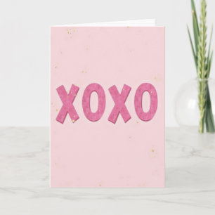 Xoxo Rosé-Karte Karte