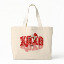 XOXO Rote Glitzerherzen & Dalmatiner-Druck-Schleif
