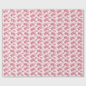 XOXO rote rosa Valentinstag Liebe Geschenkpapier (Flach)