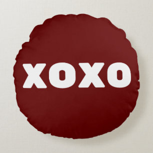 Xoxo Rundes Kissen