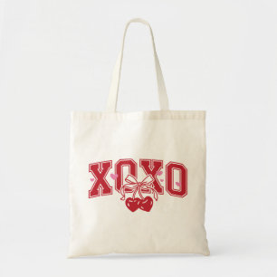 XOXO Schleife Kirsche Valentinstag Tragetasche