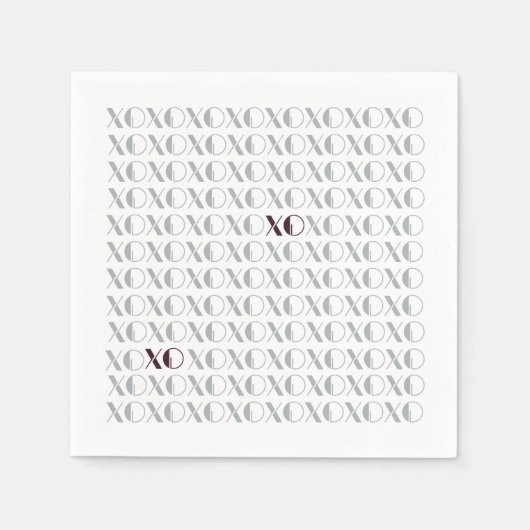 XOXO SERVIETTE (Vorderseite)