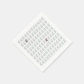 XOXO SERVIETTE (Ecke)